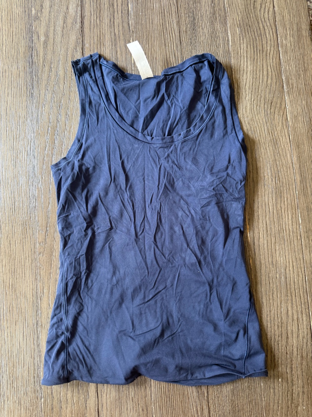 lululemon athletica Navy Blue Scoop Neck Tank Top